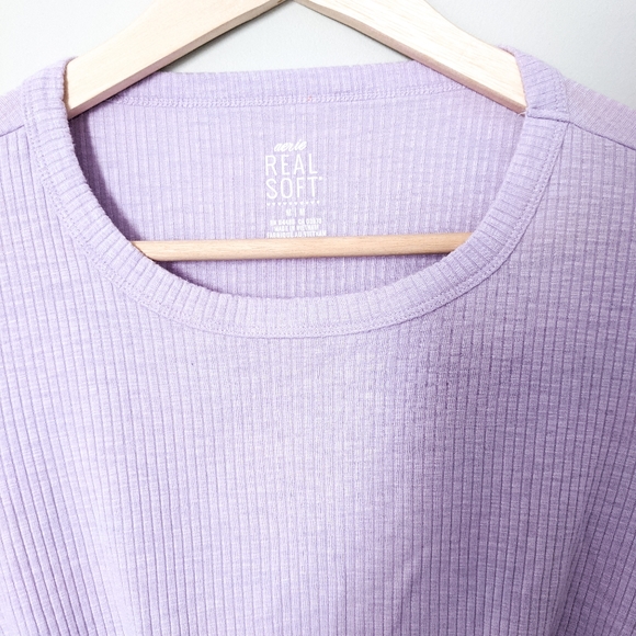 aerie Real Soft Knotted Long Sleeve T Shirt - Picture 3 of 4